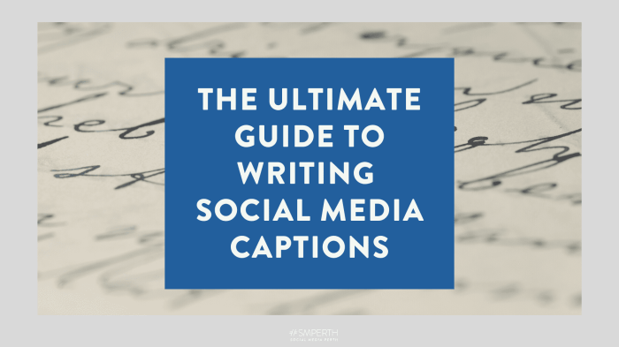 Writing Social Media Captions