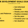 Career Development Goals